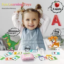 easymart Rechargeable Educational Toys for 2 3 4 Years Old Kids, Talking Cards Learning image 4