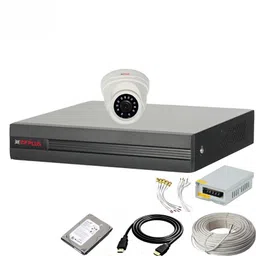 CP PLUS 4 Channal HD DVR 1080p 1Pcs,Indoor Camera 2.4 MP 1Pcs,500 GB Hard Disk,Full combo set Security Camera-picture-30