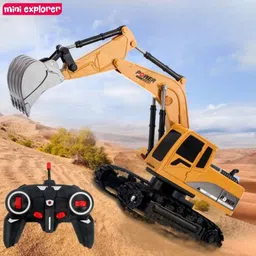 jilani 6-Channel RC Excavator Toy for Kids | Remote Control with Alloy Arm image 2