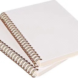 twone A5 Dot Grid Notebook Bullet Spiral Journal - 80 Sheets Golden Wiro A5 Notebook Dotted 80 Pages image 3