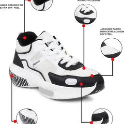 oxxaro Comfortable Stylish Sport Running Waling Shoes for Men Training & Gym Shoes For Men image 4