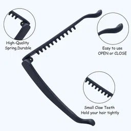 house of common Latest Hair Clutchers Hair Accessories Banana Clips (Pack of 1) Banana Clip image 4