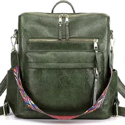 craftify Backpack for women | Women's Fashion Backpack Purses Multipurpose Design Handbags and Shoulder Bag with sling belt | Handbag | College | Girls | Office | Printed | Gifts | women backpack bags image 2