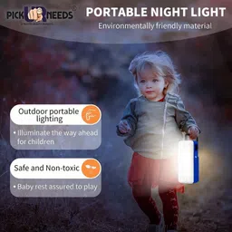 pick ur needs High-Bright 36 LED Rechargeable Home Lantern Lamp Light (Pack Of 2) 5 hrs Flood Lamp Emergency Light image 4