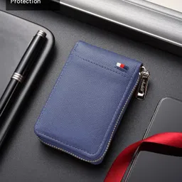 provogue Men Casual, Formal, Trendy Blue Artificial Leather Card Holder image 5