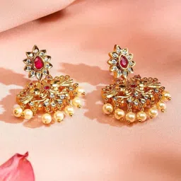 naitrutya elegance Alloy Gold-plated Gold Jewel Set image 4