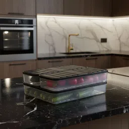 fab factory Plastic Fridge Container - 1200 ml image 5