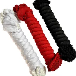 velora Pure Cotton Solid Black, White, Red Women Dupatta-picture-41