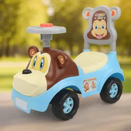 speedfox Ride On Car for Kids | kids car with Backrest | Plastic Ride On Toy (1–3 Years) image 1