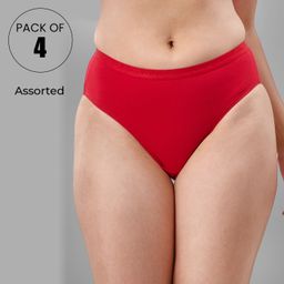 lyra Pack of 4 Women Hipster Multicolor Panty-picture-5