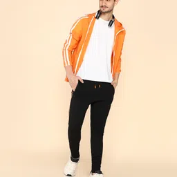 killer Men Solid Black Track Pants image 2