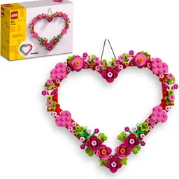 lego Heart Ornament Home Decor 40638 building blocks toys for 9+-picture-19