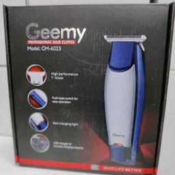 Geemy GM-6025 HAIR TRIMMER Trimmer 120 min Runtime 3 Length Settings image 1