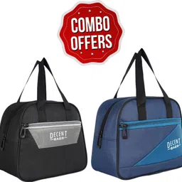 iry IB-04 BLACK & BLUE LUNCH BAG 2 PIECE COMBO Waterproof Lunch Bag-picture-25