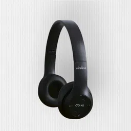 gds All-Day Entertainment Headphones with Mic & SD Card, Long Battery_WG Bluetooth & Wired Headset image 1