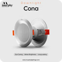 murphy Cona 6W Round Led Panel Conceal Down Light (Cool White, Pack of 20) Ceiling Light Ceiling Lamp image 3
