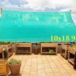 suchisutra 90%Sun Blockage(10X18FT)Shade Sail With Cotton Niwar Protection From Sun&UV Ray Tent - For Car parking, outdoor, garden, terrace, patio, hall-picture-20