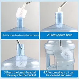 aglor Water Can Cleaning Brush. 360° Rotating Long Handle Cleaner Brush. Nylon Wet and Dry Brush image 3