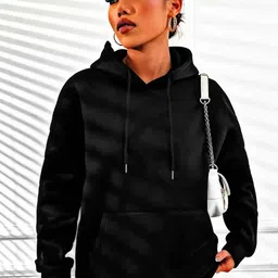 ashkart Women Full Sleeve Printed Hooded Sweatshirt image 2