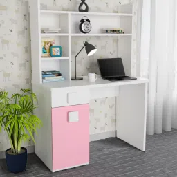alex daisy Orlando Kids Study Table in Pink Colour image 1