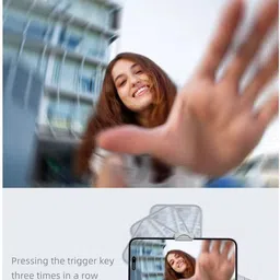 LUMINZA M01 3-Axis Gimbal Stabilizer with Fill Light for Vlogging | AI Tracking 3 Axis Gimbal for Mobile image 5