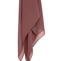 matifa Georgette Solid Pink Women Dupatta-picture-20