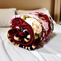 changers Floral Single Mink Blanket for Heavy Winter image 2
