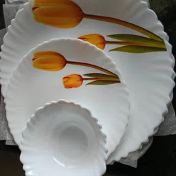 upen Pack of 12 Opalware 12 N Dinner set Dinner Set image 2