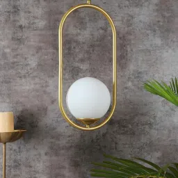 decorativeray Bastian Antique Gold Iron Hanging Light image 2