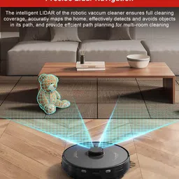 milagrow Imap 23 Black Plus Smart 2-In-1 Wet & Dry Robotic Vacuum Cleaner image 3
