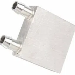 stookin Water Cooling Block 40x40mm Aluminum for Liquid Water Cooler Heat Sink System Silver for CPU Graphics Radiator Heatsink Educational Electronic Hobby Kit Educational Electronic Hobby Kit-picture-12