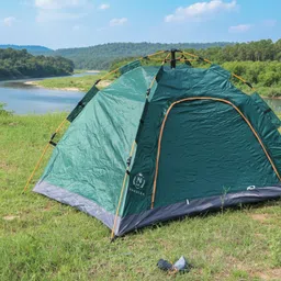 house of common Amazing Comfortable Automatic Captian 1-2 Person Waterproof Tent - For Camping, hiking, Picnic, Useful for Outdoors, For All Age Group, For 2 Person image 2