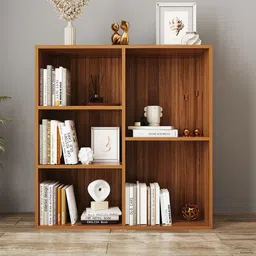 homeeasy Engineered Wood Open Book Shelf-picture-10