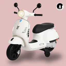 12V Vespa Rechargeable Battery Operated Ride On Scooter For Kids 1 to 5Yrs Scooter Battery Operated Ride On-image-26