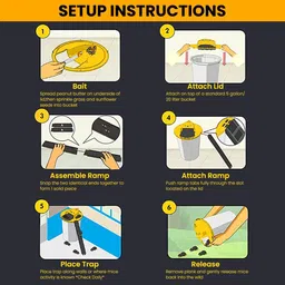 shivay creation Rat Trap,Mouse Traps Cage Reusable Rodent Trap No Kill,Safe for People and Pet Live Trap image 4