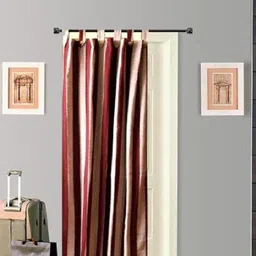 homefly 190 cm (6 ft) Window Cotton Semi Transparent Curtain Single Curtain-picture-10