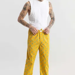 Snitch Giraffe Print Yellow Pyjama Men Pyjama-picture-16