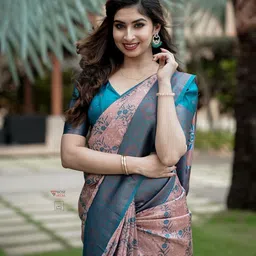 avantika fashion Woven Kanjivaram Pure Silk, Art Silk Saree-picture-16