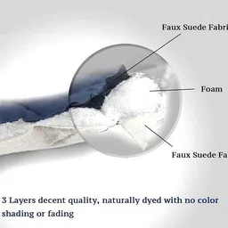 pitloum craft Velvet Geometric, Plain 3+2+2 Seater Sofa Cover image 5