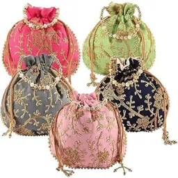 Girls Multicolor Potli-image-56