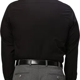 raymond Men Slim Fit Solid Spread Collar Formal Shirt image 4