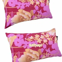 fulffystyl Polyester Fibre Sleeping Pillow Pack of 1 Solid image 2