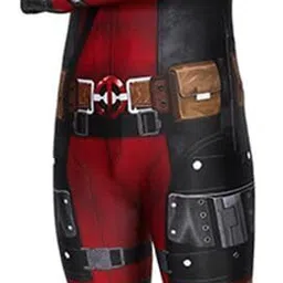 lqz Kids Halloween Deadpool Cosplay Costume Jumpsuit Outfit-picture-15