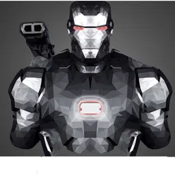AY FASHION Printed Anti Skid Square Gaming Foldable with Nonslip Base for Laptop & Desktop/Computer etc_0265 Non Slip Base Mousepad image 1