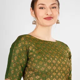 figureup Round Neck Women Blouse image 3