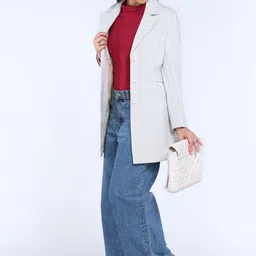 breil by fort collins Tweed Solid Coat For Women image 2