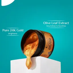 pilgrim 24K Gold Facial Mask & Pack for Radiant Skin, Anti Ageing | Natural Glow image 2