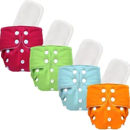 eymery Adjustable Reusable Cloth Diaper With White Changing Insert For Babies/NewBorn-picture-35