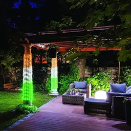 xydrozen 1800 LEDs 15 m Orange, White, Green Steady Strip Rice Lights image 4