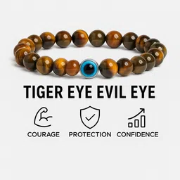 crystal and shades Crystal, Tiger's Eye, Evil Eye Beads, Agate, Crystal, Jade, Quartz Bracelet-picture-20